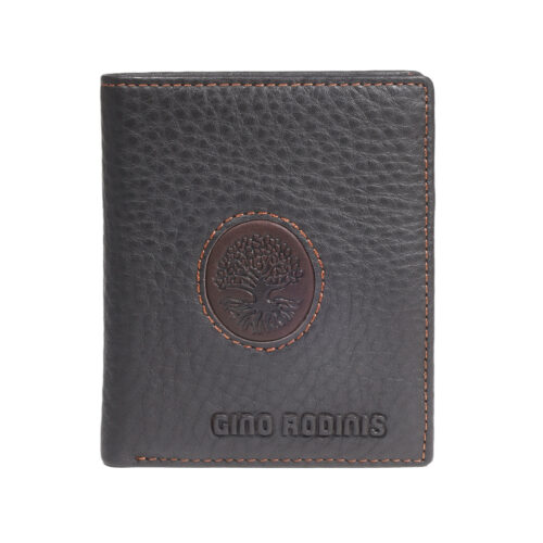 Billetera de cuero, colección Etnica, Modelo 930 Arbol de la Vida - Gino Rodinis