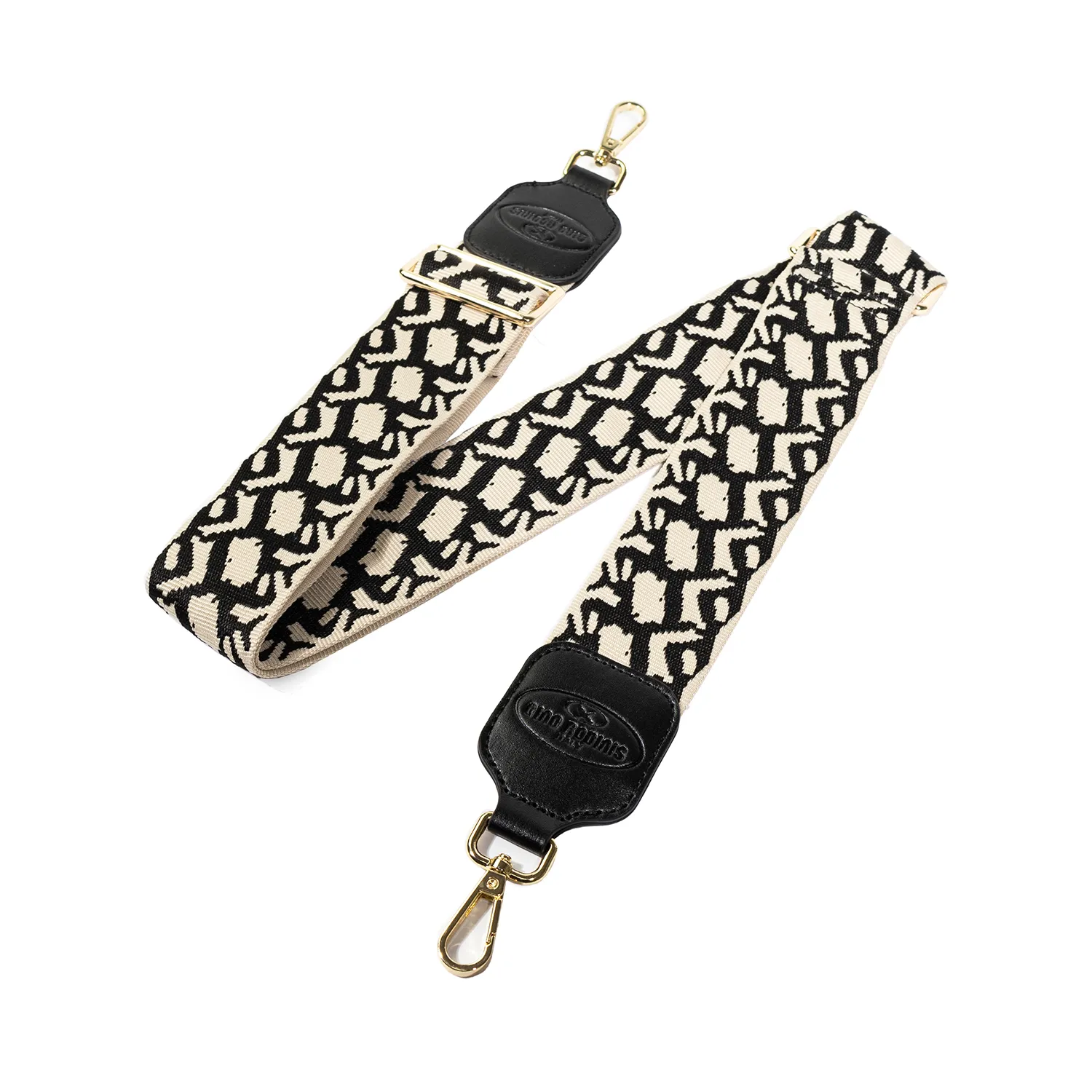 Correa Strap diseño Blanco / negro 2182 - Imagen 3