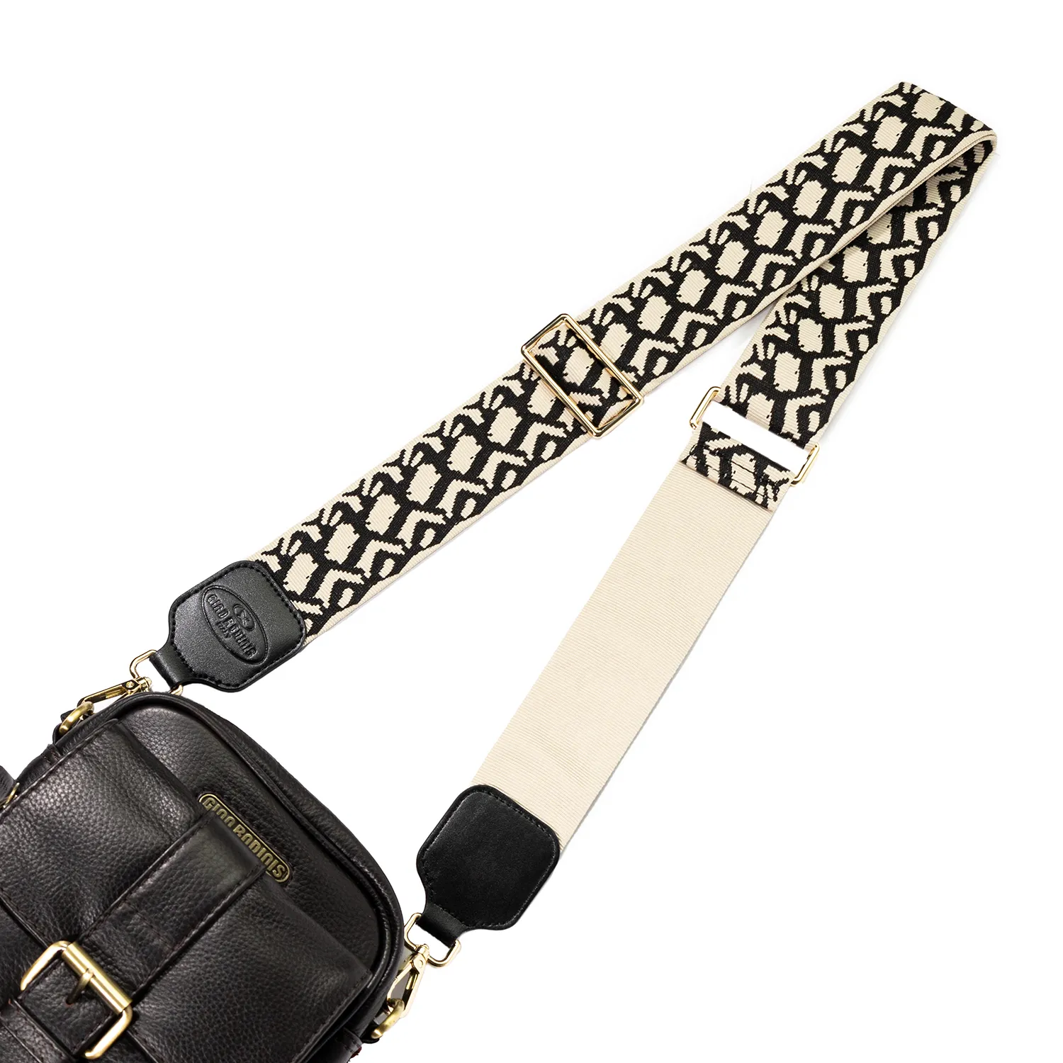 Correa Strap diseño Blanco / negro 2182 - Imagen 4