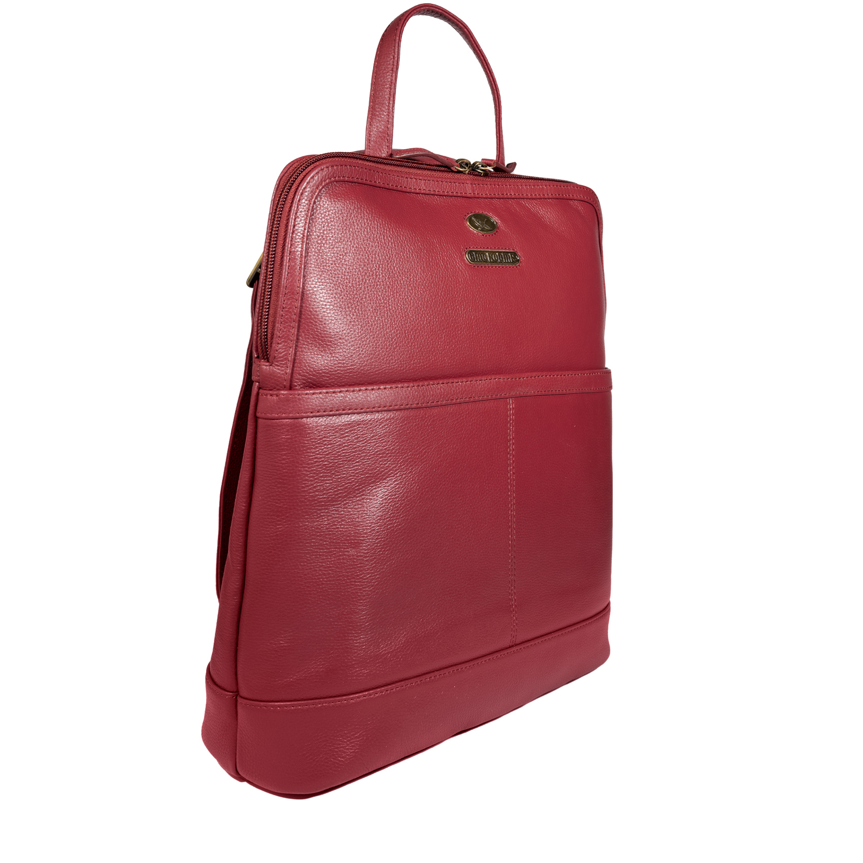 Mochila: Vista lateral general de mochila 2116 rojo