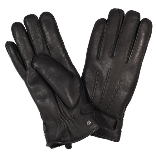 Guante de cuero hombre G52 NEGRO