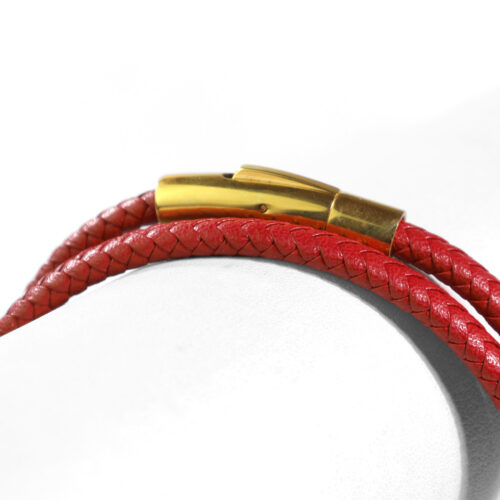 vista detalle de Brazalete B388 Rojo