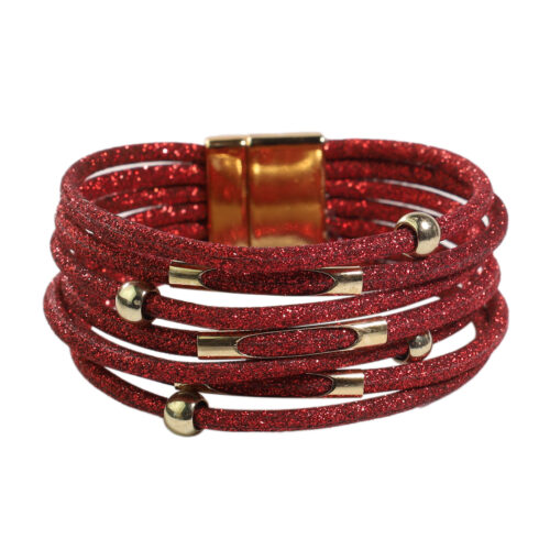 vista frontal de Brazalete B395 Rojo