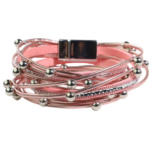 vista frontal de Brazalete B400 Rosado