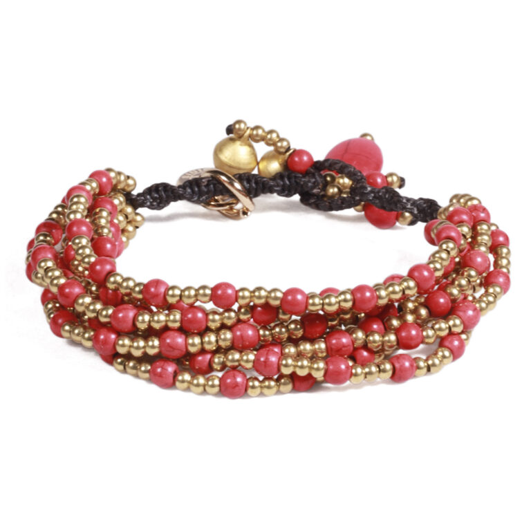 vista frontal de Brazalete B405 Rojo