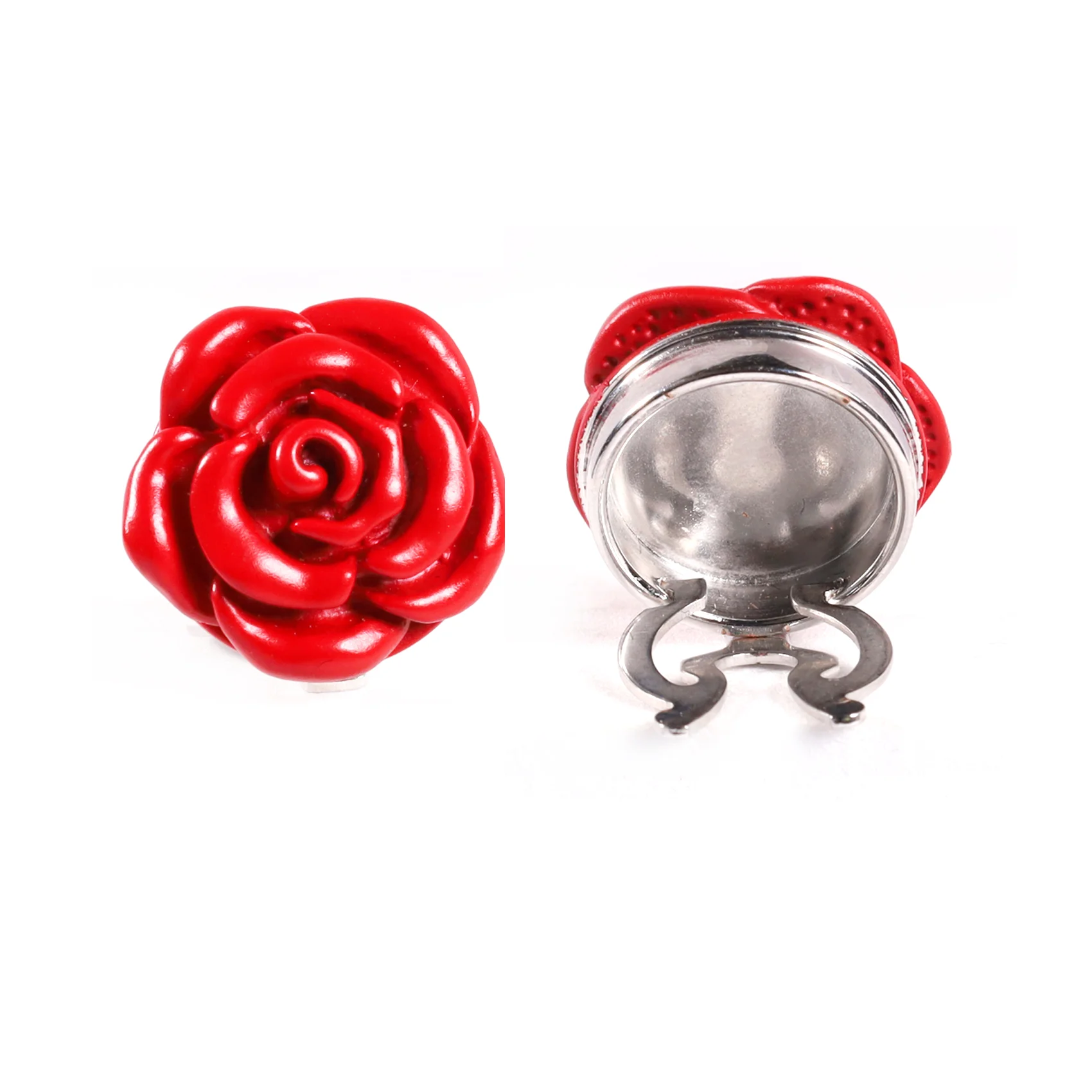 Cubre Botón Rosa Tridimensional | TB003 - Imagen 3