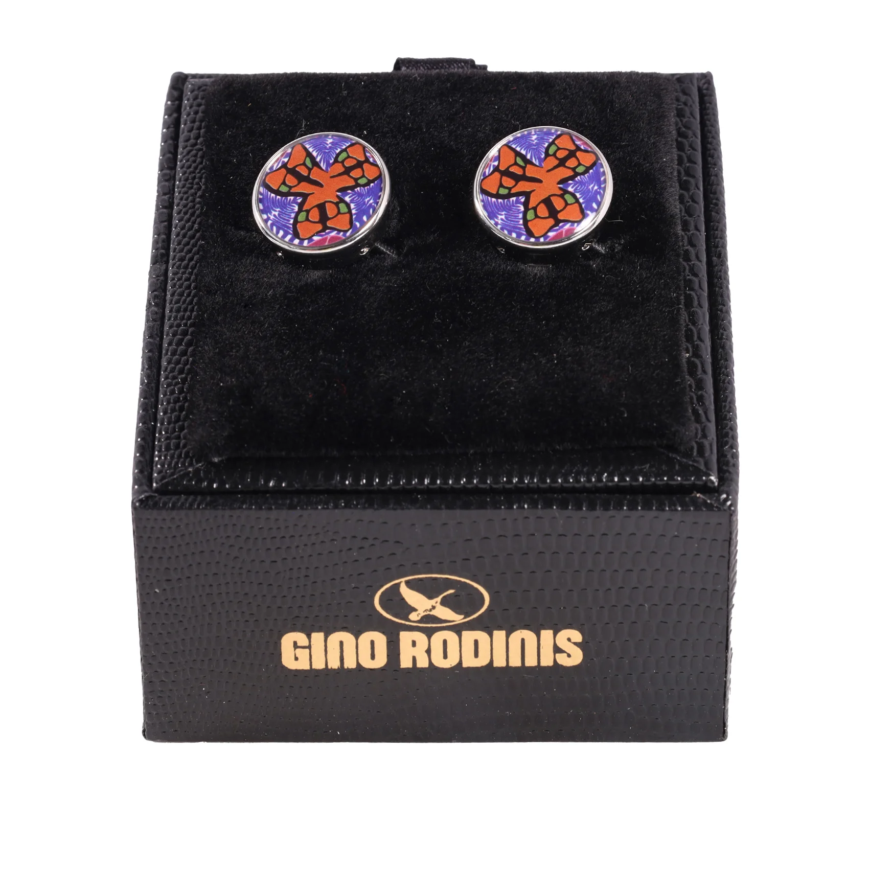 Cubre Botón Esmaltado Caleidoscopio | TB009