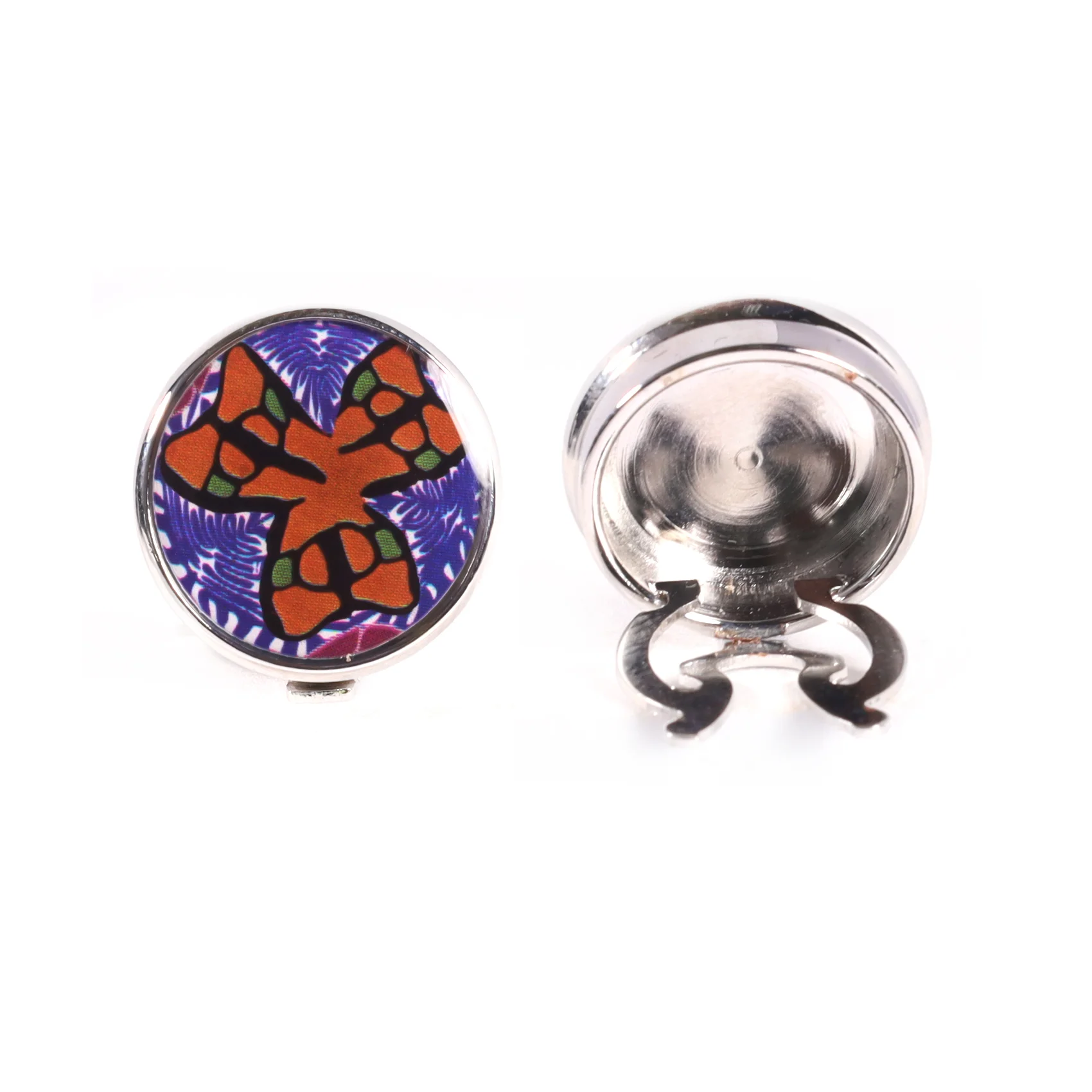 Cubre Botón Esmaltado Caleidoscopio | TB009 - Imagen 3