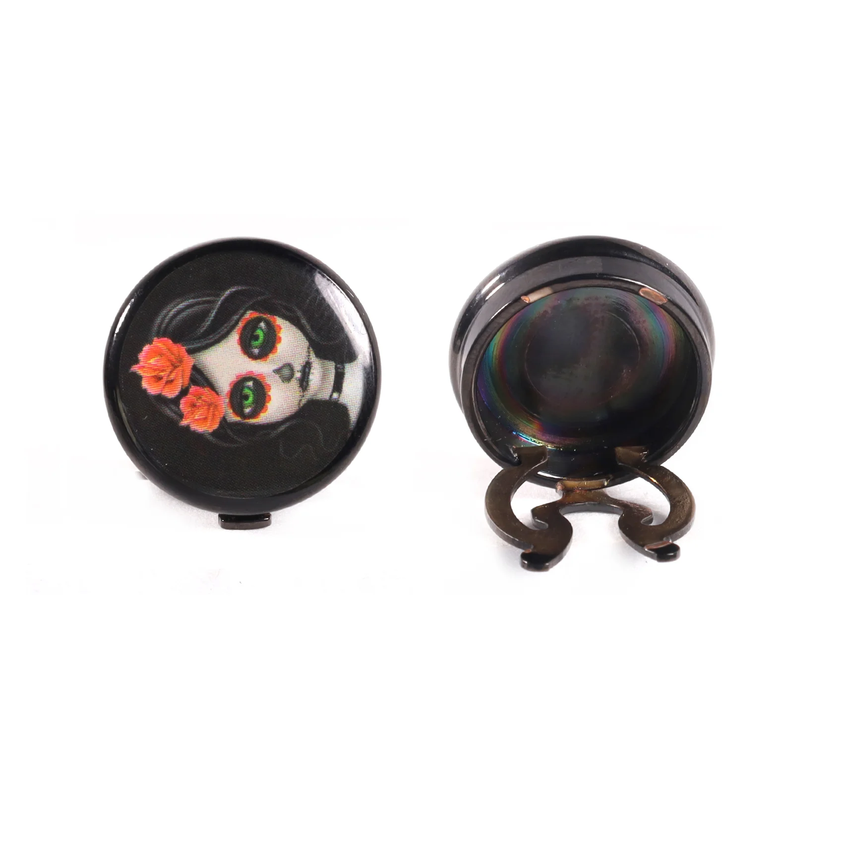 Cubre Botón Esmaltado Catrina | TB012 - Imagen 3