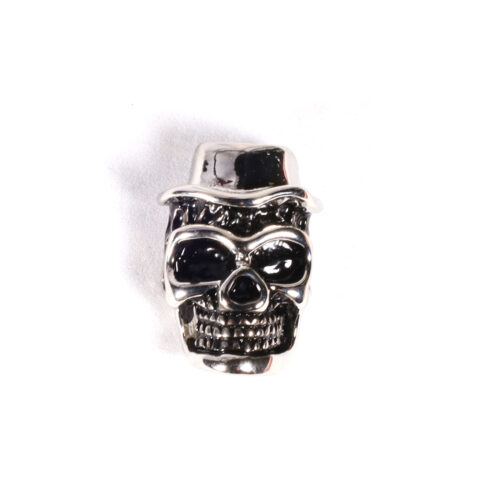 Vista frontal de Pin Tridimensional Pin042 - Calavera