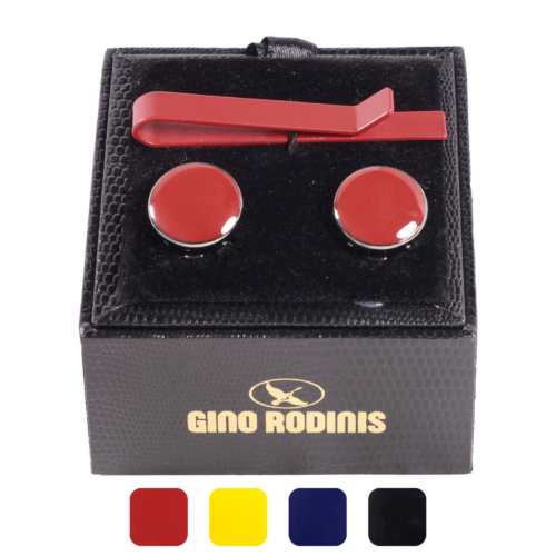 Set de cubre botones mas pasador de corbata TB019 - Gino Rodinis