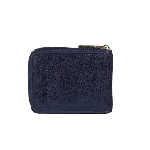 Vista Posterior de Billetera de Mujer de cuero - Colección VICENZA - 1143 Azul - Gino Rodinis