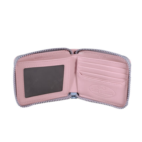 Vista Interior de Billetera de Mujer de cuero - Colección Diana - 1148 Rosado - Gino Rodinis