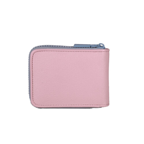 Vista Posterior de Billetera de Mujer de cuero - Colección Diana - 1148 Rosado - Gino Rodinis