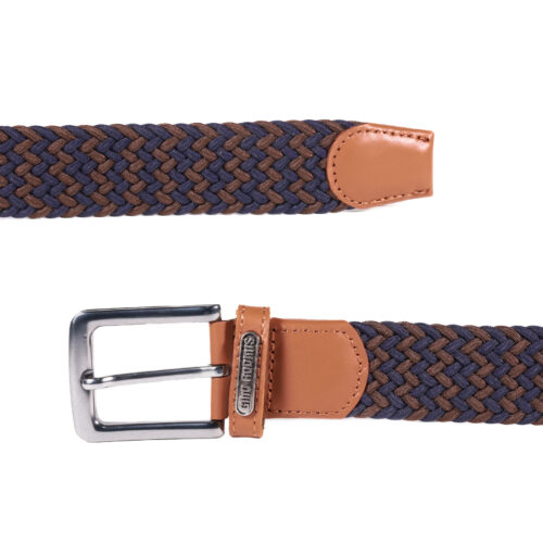 Cinturón Elasticado 2515 Azul & Café - Gino Rodinis