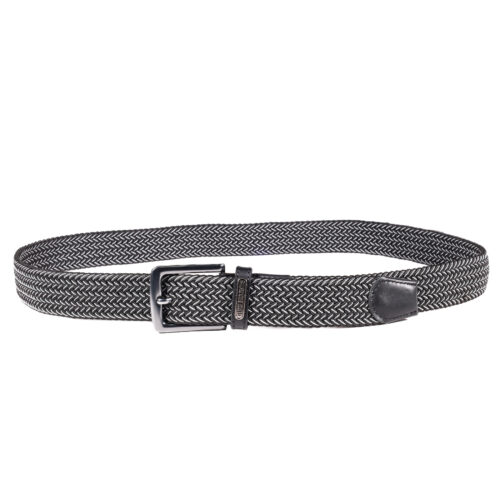 Cinturón Elasticado 2521 Negro & Gris - Gino Rodinis