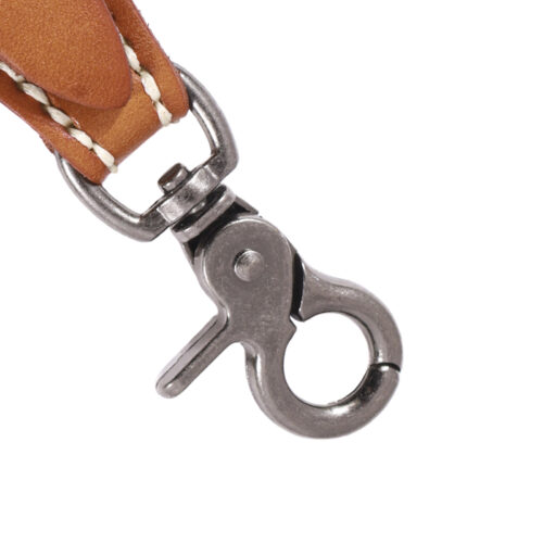 Llavero de cuero Hombre - Modelo LL119 en color Camel