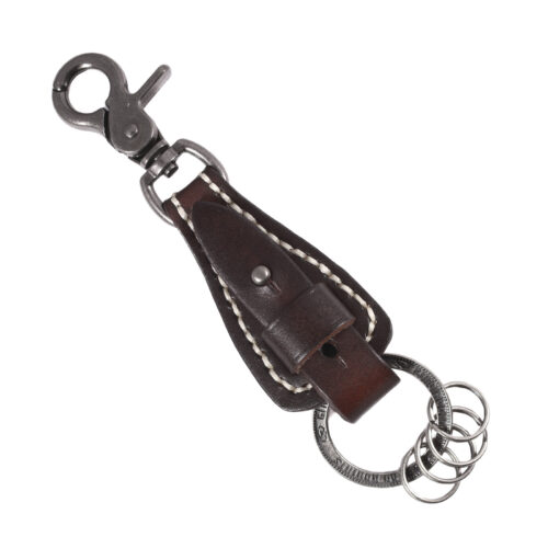 Llavero de cuero Hombre - Modelo LL119 en color Café