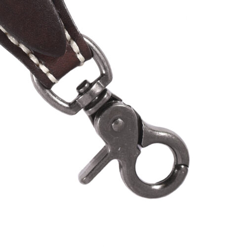 Llavero de cuero Hombre - Modelo LL119 en color Café