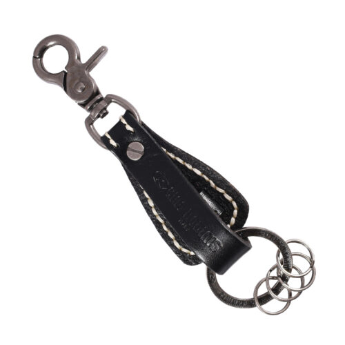 Llavero de cuero Hombre - Modelo LL119 en color Negro