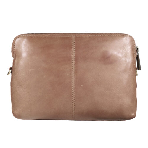 CARTERA DE CUERO MUJER - COLOR CAMEL - MODELO 2098 - GINO RODINIS