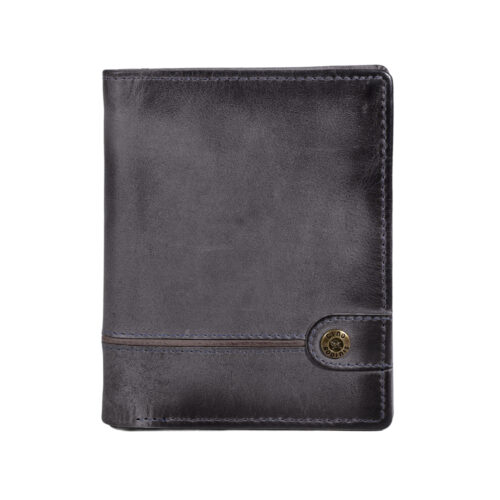 Vista frontal de Billetera TEXAS 162 Color Gris - Gino Rodinis