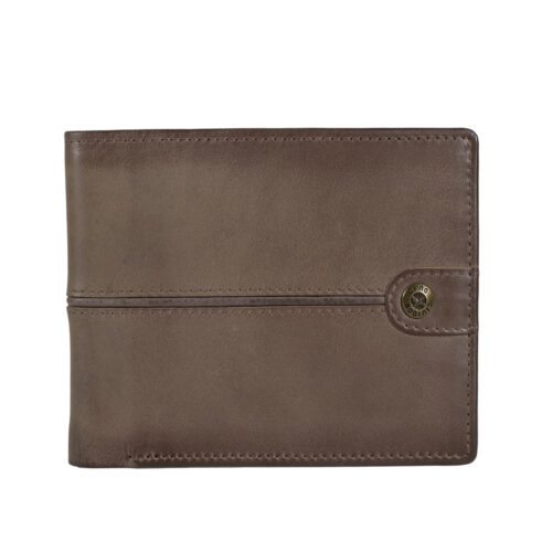 Vista frontal de Billetera TEXAS 162 Color Camel - Gino Rodinis