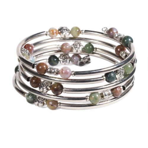 Vista PRINCIPAL DE BRAZALETE B516 VERDE JADE
