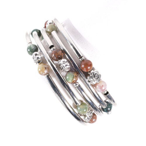 Vista PRINCIPAL DE BRAZALETE B516 VERDE JADE