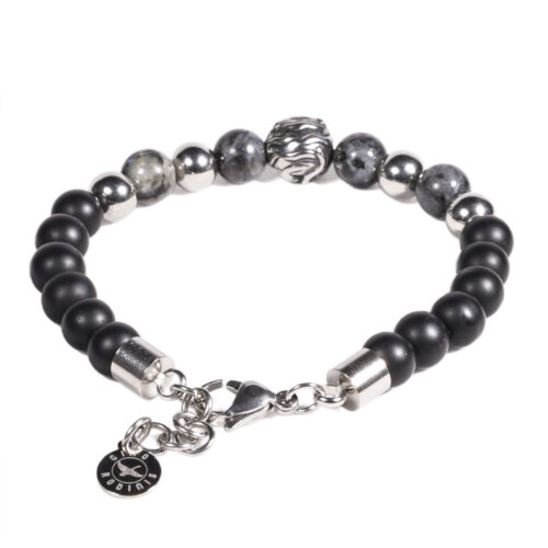 Brazalete B535 | Negro/Plateado - Imagen 2