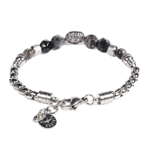 Brazalete B536 | Negro/Plateado - Imagen 2