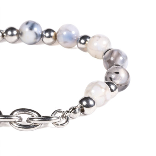 Brazalete B539 | Gris/Plateado - Imagen 3