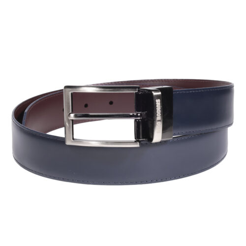 Vista principal de Cinturon reversible 1964 Azul/Burdeos