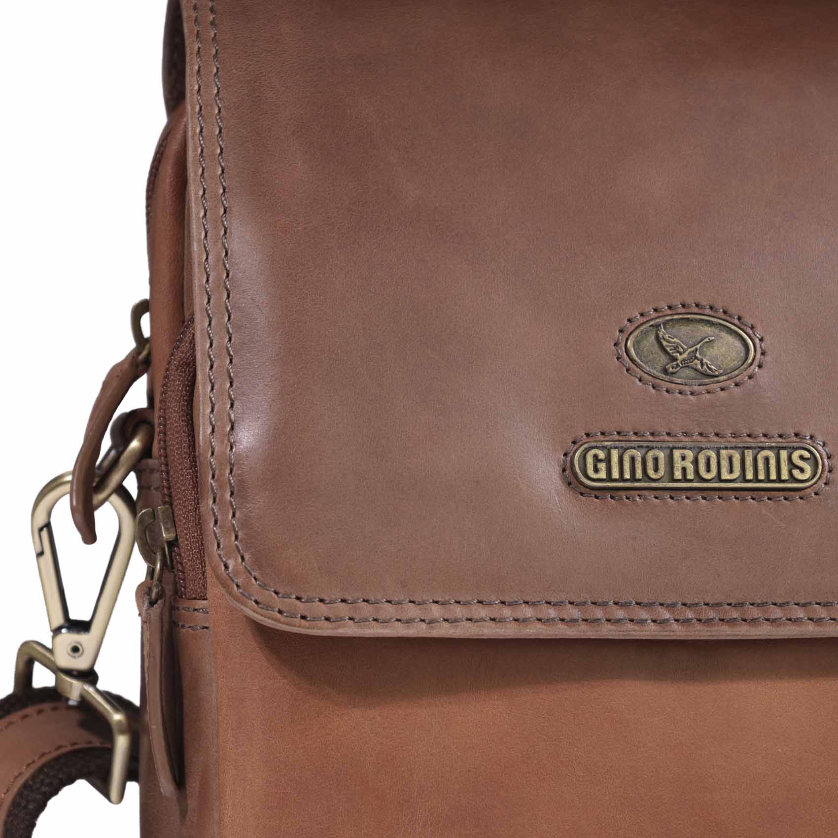 Morral de Cuero 2401 | Camel - Café - Imagen 4