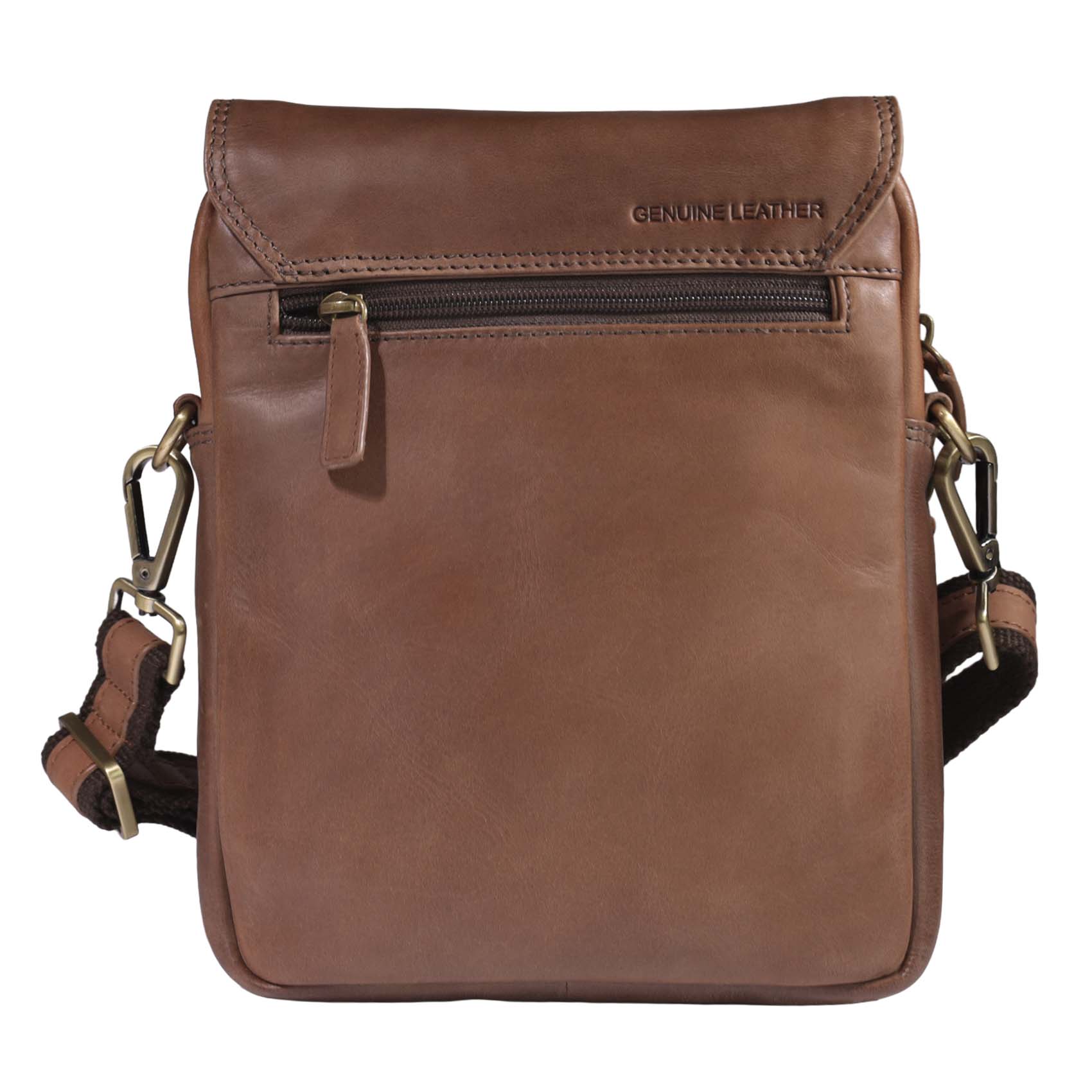 Morral de Cuero 2401 | Camel - Café - Imagen 6