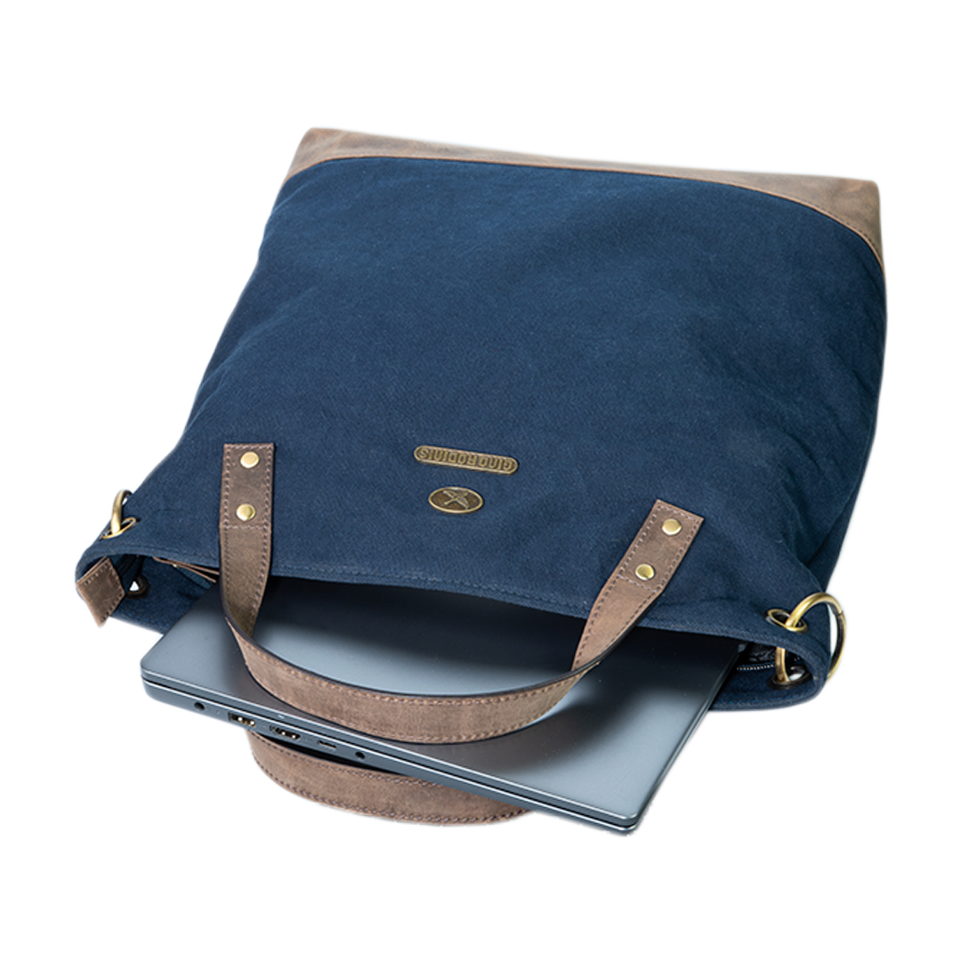 Tote Bag 001 Tela Azul - Imagen 4