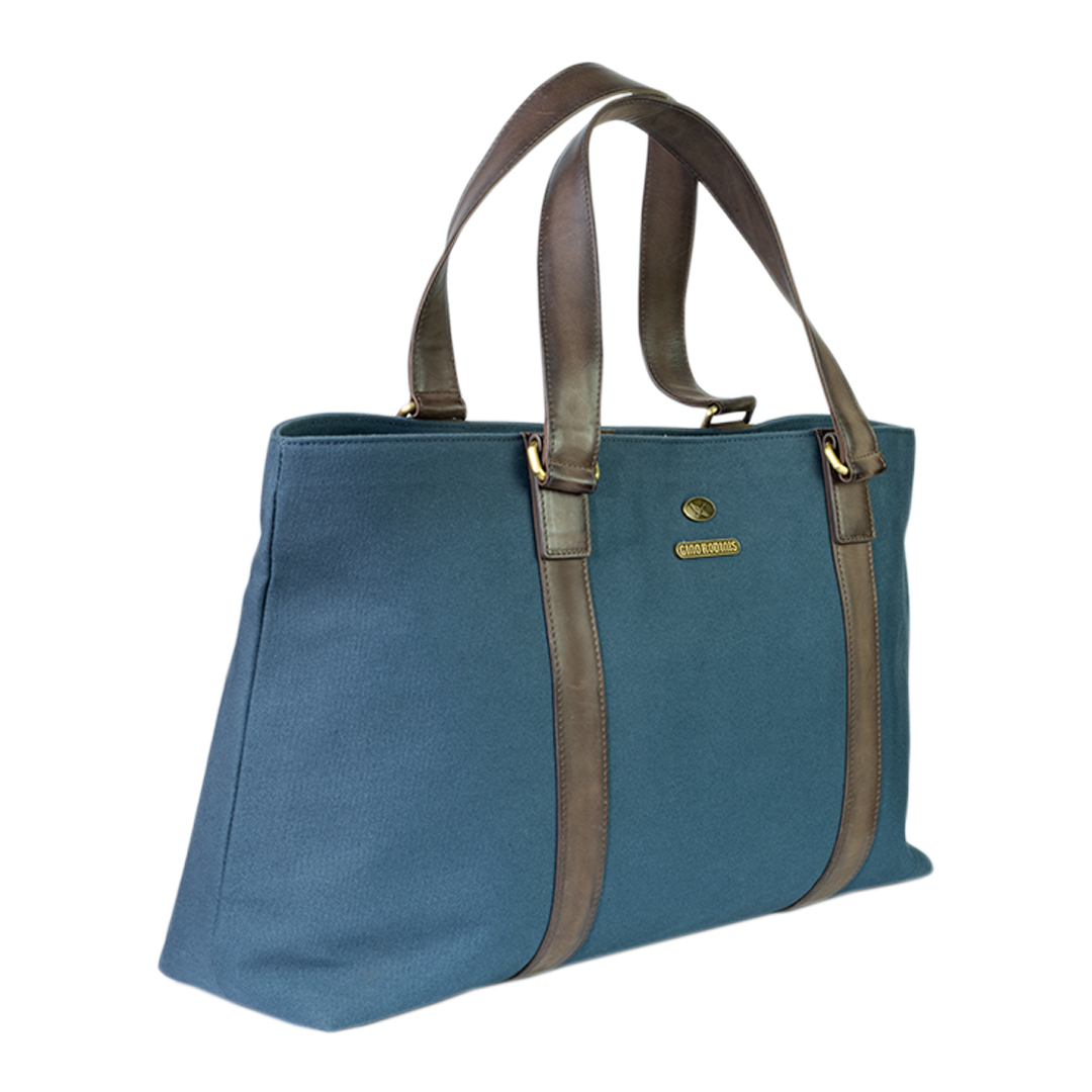Tote Bag 002 Tela Azul - Imagen 2