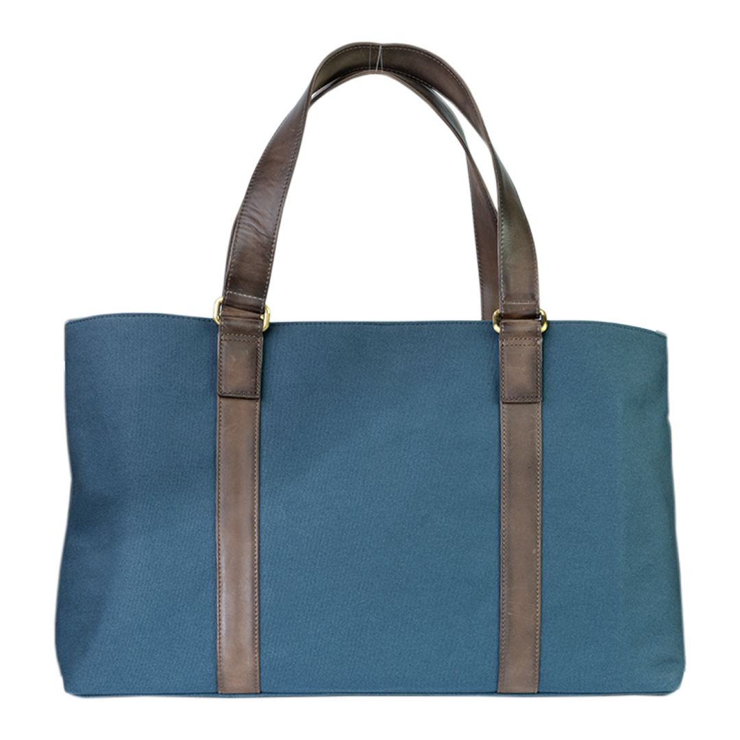Tote Bag 002 Tela Azul - Imagen 3