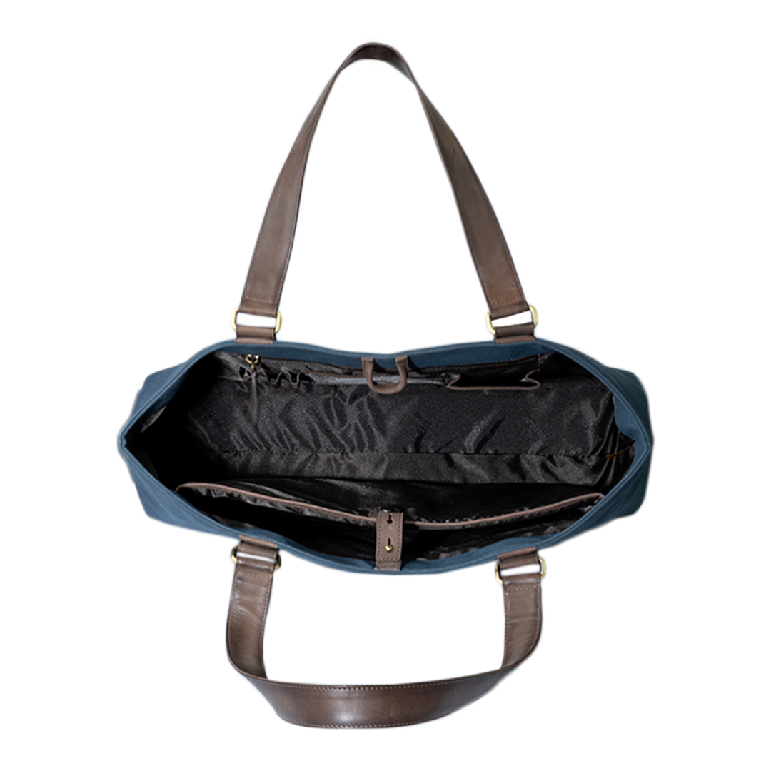 Tote Bag 002 Tela Azul - Imagen 4