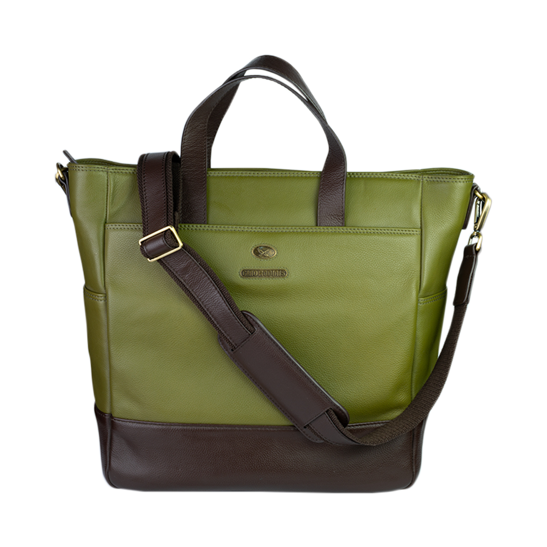 Tote Bag 2203 Cuero | Verde - Imagen 6