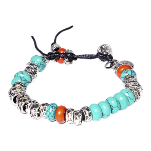 Brazalete B565 | Turquesa / Plata