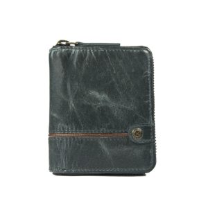 Billetera Texas 1.160 Turquesa/Marrón