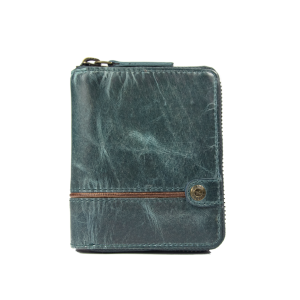 Billetera Texas 1.160 Turquesa/Marrón