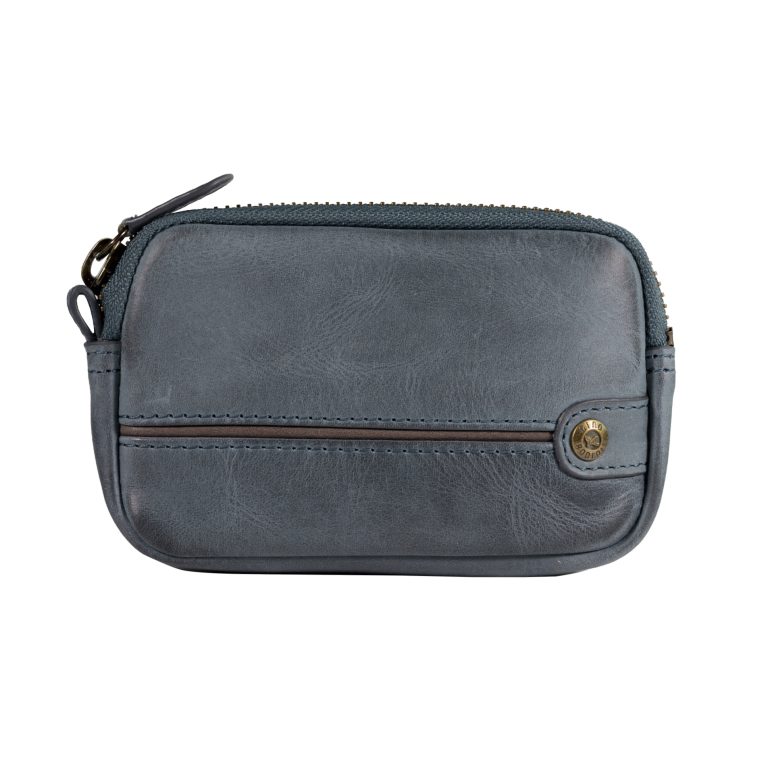 Monedero Texas 1.162 Azul Oscuro/Marrón