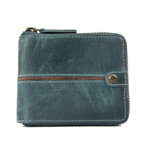 Billetera Texas 164 Turquesa/Marrón