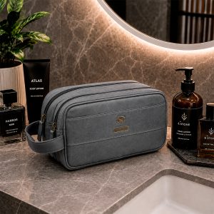 Necessaire de cuero 2451 / Petróleo
