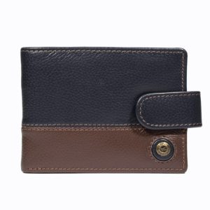 Billetera Capri 986 Azul/Marrón
