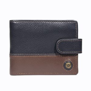 Billetera Capri 987 Azul/Marrón