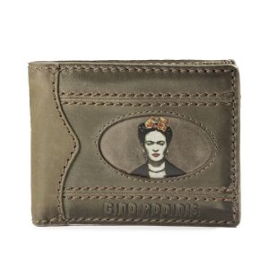 Billetera Coco 991.1 Frida Kahlo / Verde