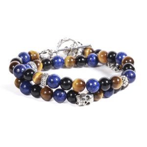 Brazalete B500 | Azul/Marrón